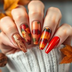 Paznokcie jesienne 2024: Odkryj modne kolory i trendy!