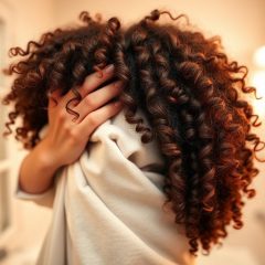 Plopping włosów kręconych – jak stosować, by uzyskać idealny skręt?