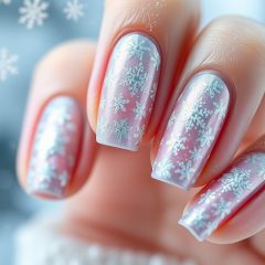 Śnieżynki na paznokciach – jak stworzyć elegancki zimowy manicure?