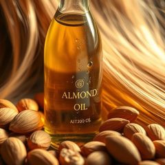 Olej migdałowy na włosy – korzyści, zastosowanie i efekty